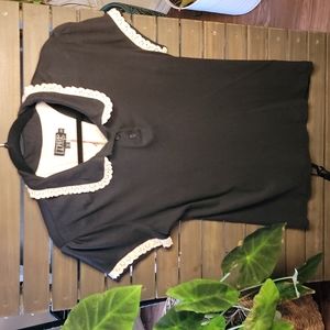 NWT Tripp NYC 2XL Eyelet Lace Corset Style Top